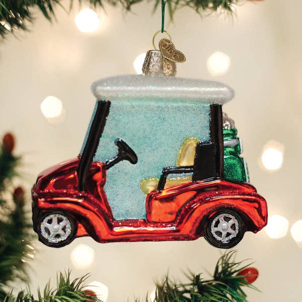Golf Cart Ornament: 46108 / 12_11.2_6_14_S / 3.5 X 4 X 2.75 - Persnickety Shop