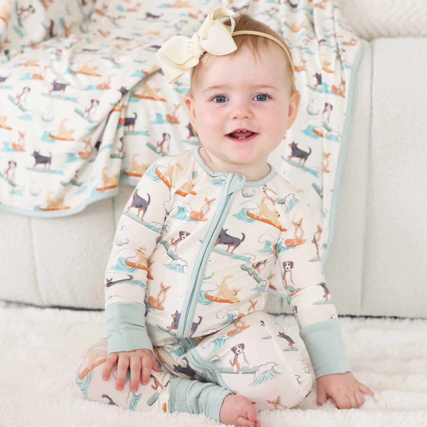 Paddle Pups Convertible Zip Romper: 3-6 months - Persnickety Shop