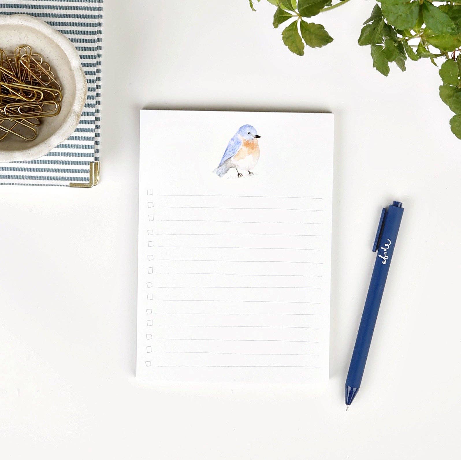 Checklist notepad: Bluebird - Persnickety Shop