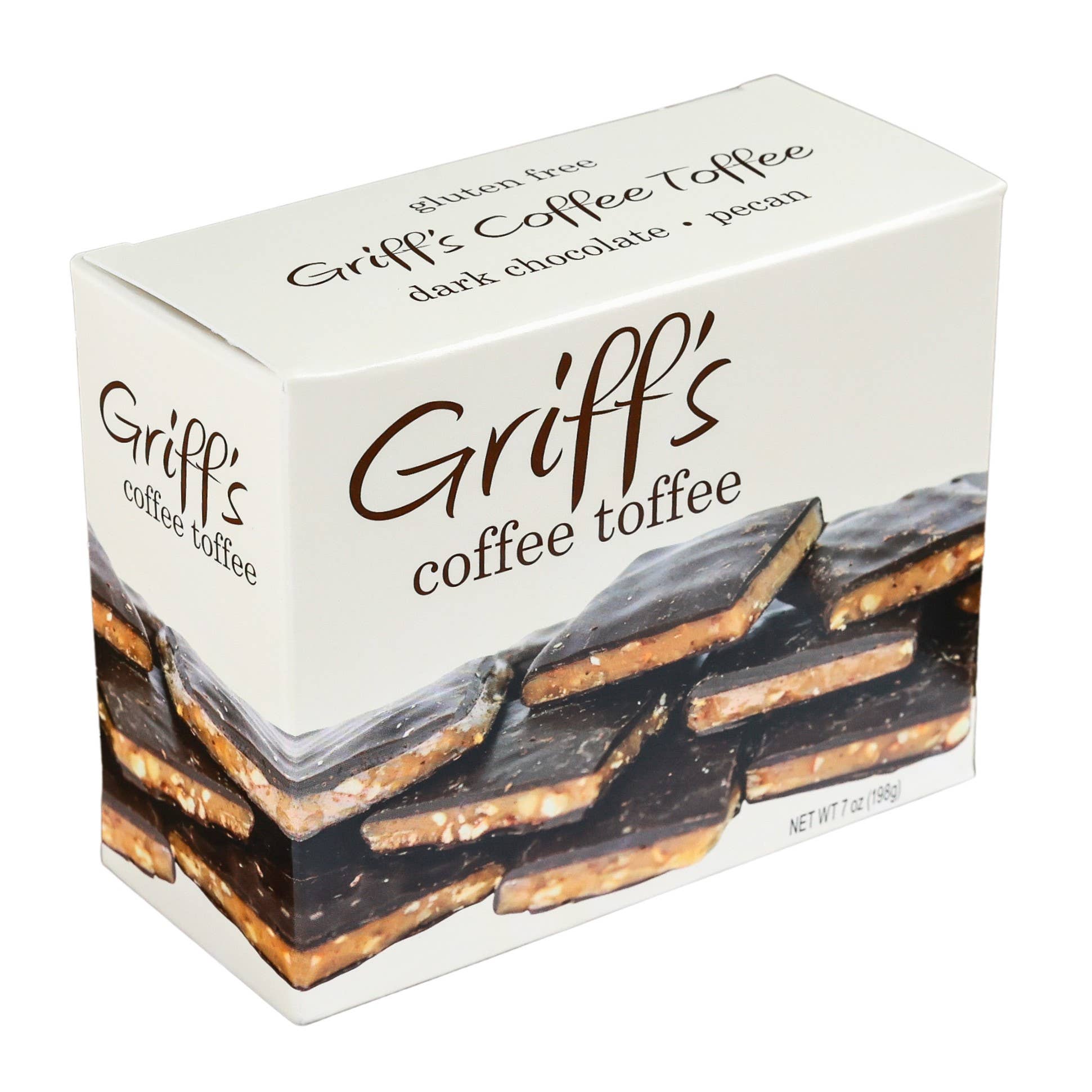 Griff's Coffee Toffee - 7oz Dark Chocolate Toffee - Persnickety Shop