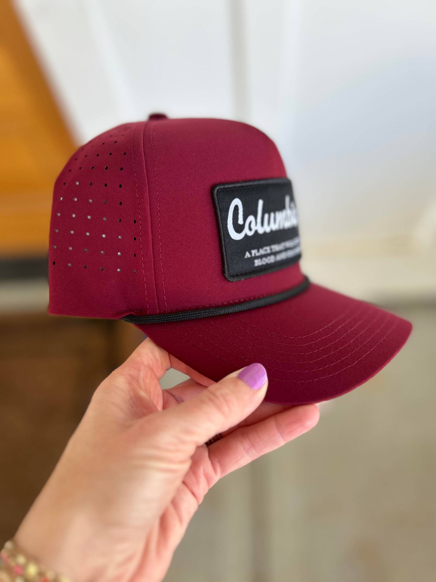 Boys Gamecock USC  Columbia, SC Patch Hat with Rope - Persnickety Shop