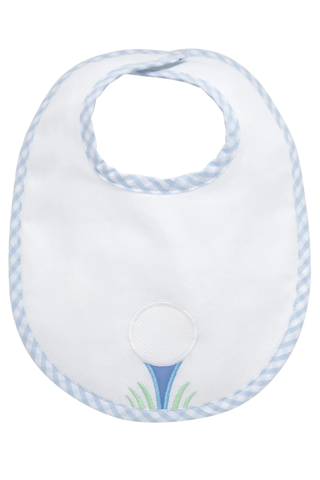3 Marthas Golf Applique Basic Bib Blue