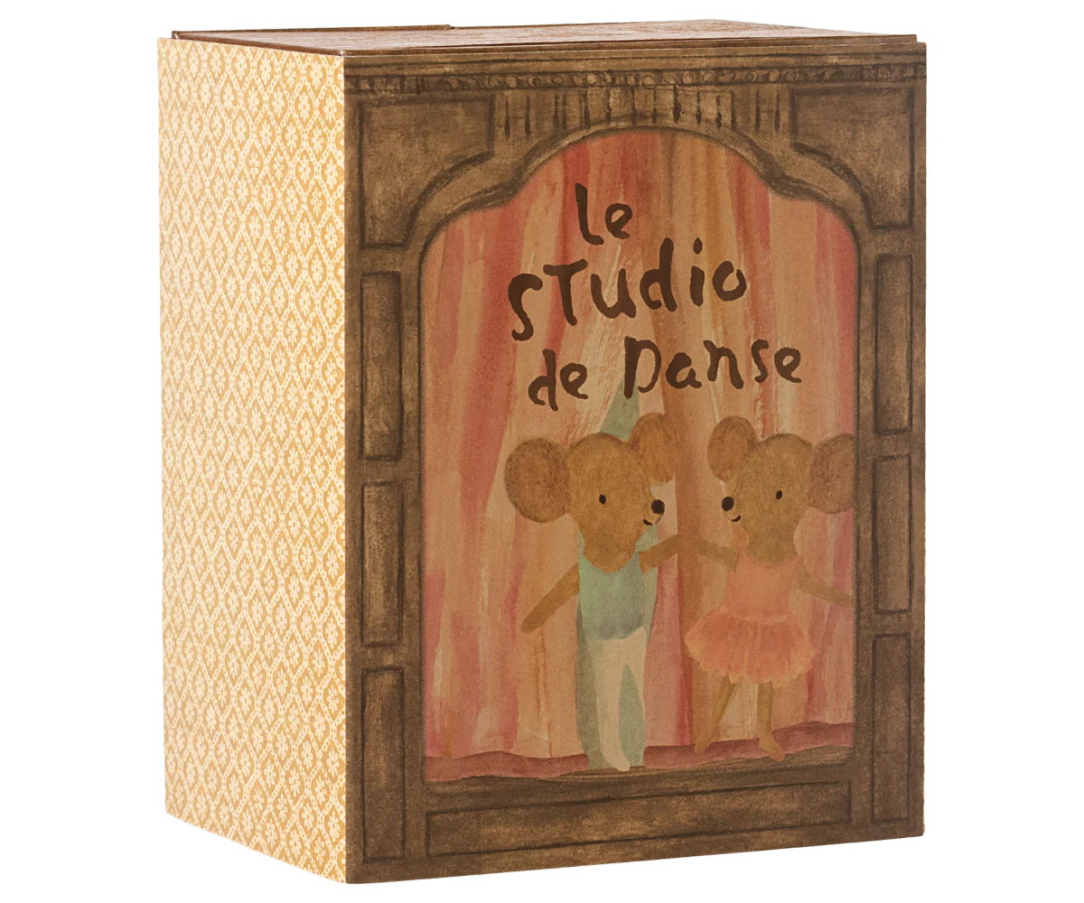 Ballet Mice In Dance Studio, Little Sister And Brother - Persnickety Shop