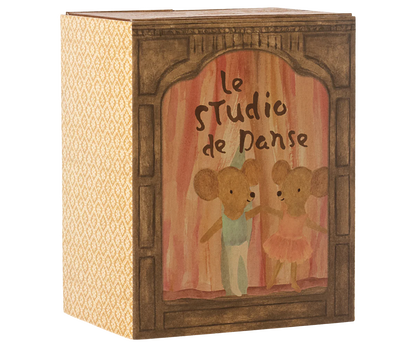 Ballet Mice In Dance Studio, Little Sister And Brother - Persnickety Shop