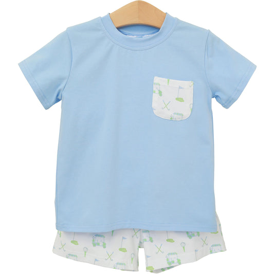 Trotter Street Kids Caddy Club Short Set - Persnickety Shop