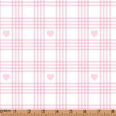 Girls Smocked Lattice Hearts & Bows Dress