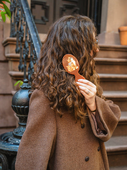 Hand-painted Kyoto Kitten Brush | Eco-Friendly: Amazing Hair Day