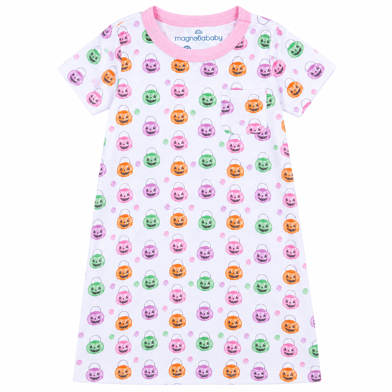 Magnolia Baby Pumpkin Party SHORT Sleeve Dress