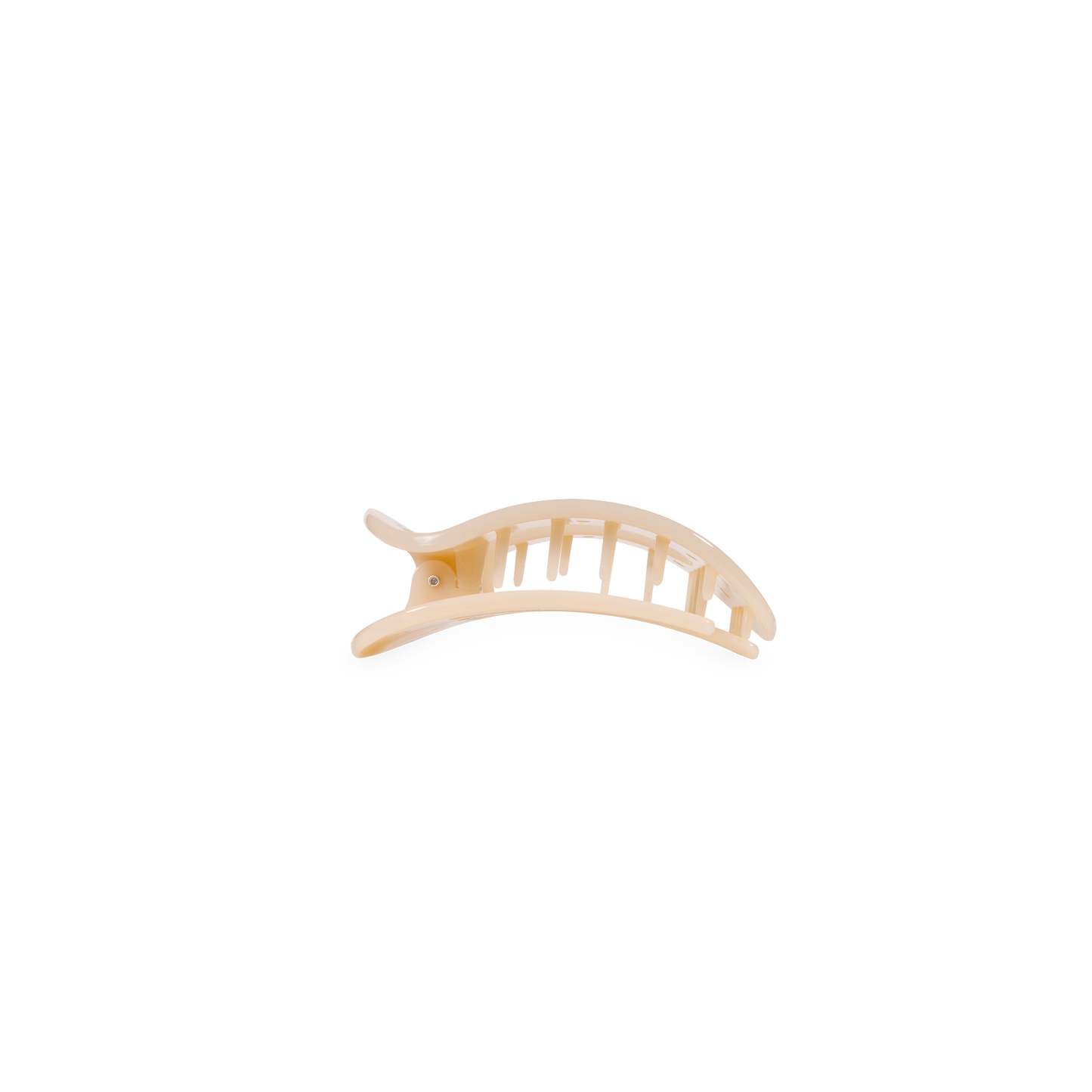 Almond Beige | Tiny | Flat Round Clip