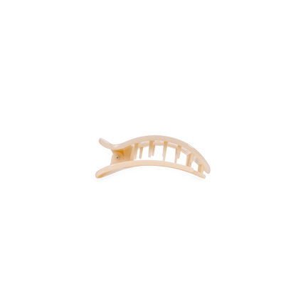 Almond Beige | Tiny | Flat Round Clip