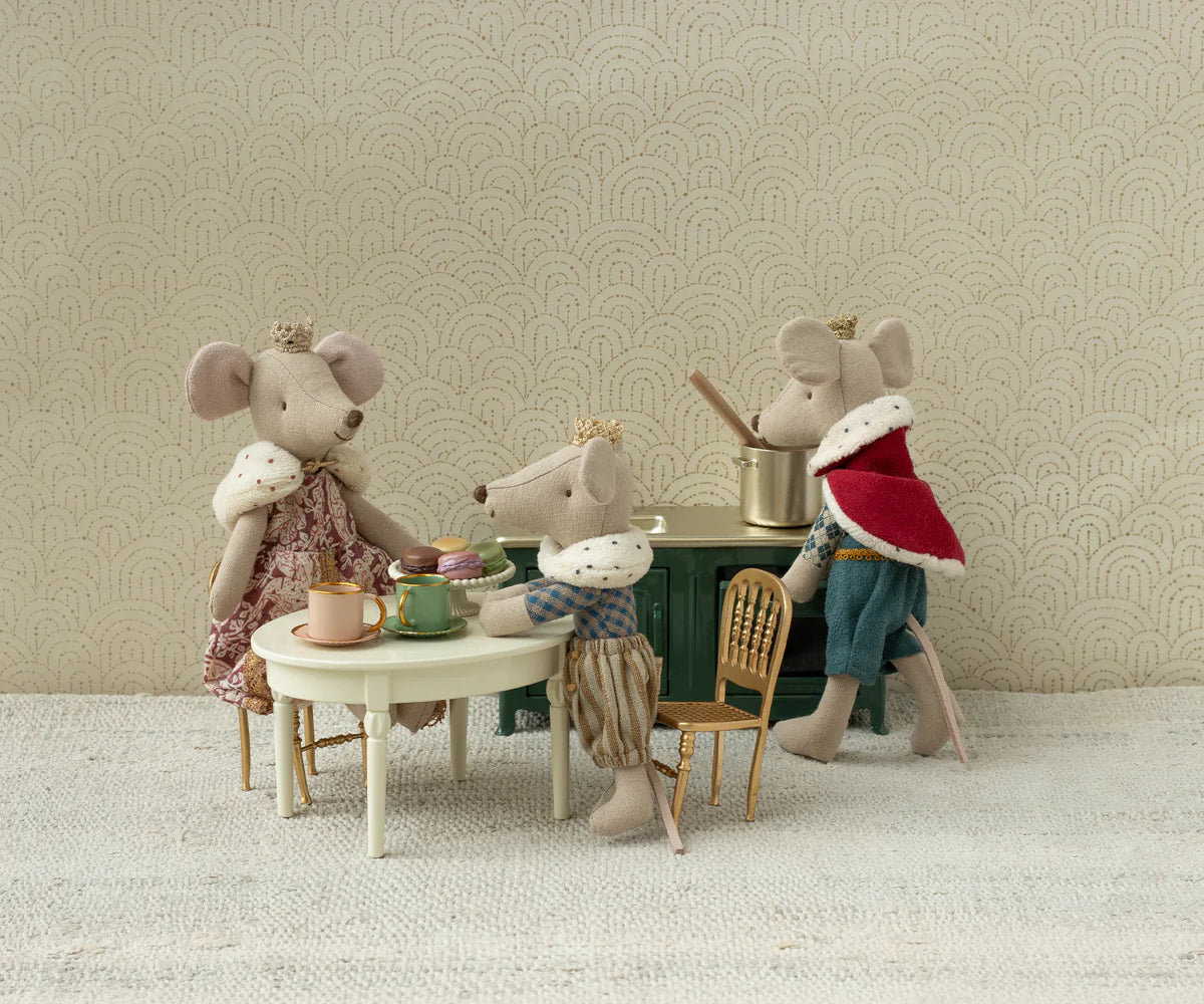 Vintage Dining Table, Mouse - Off White - Persnickety Shop