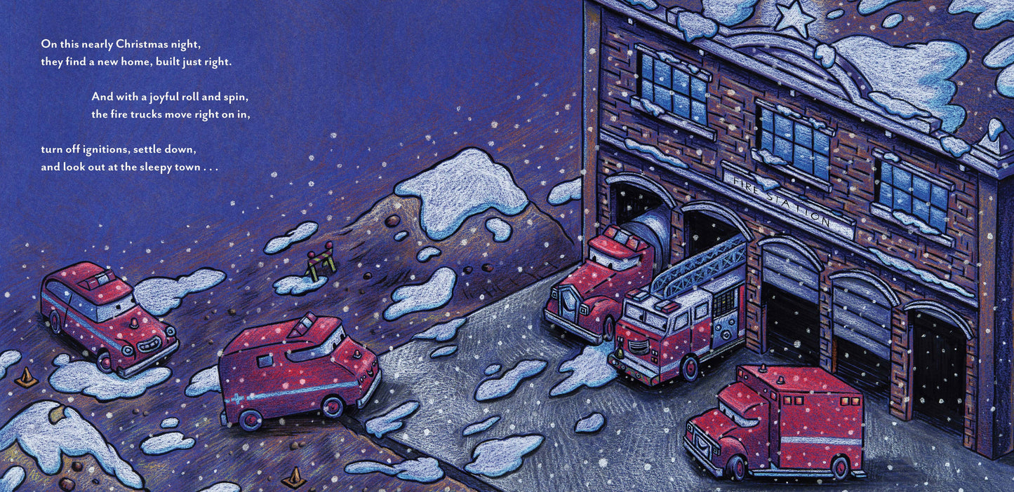 Construction Site on Christmas Night - Persnickety Shop