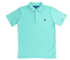 J. Bailey Short Sleeve Polo - Mint - Persnickety Shop