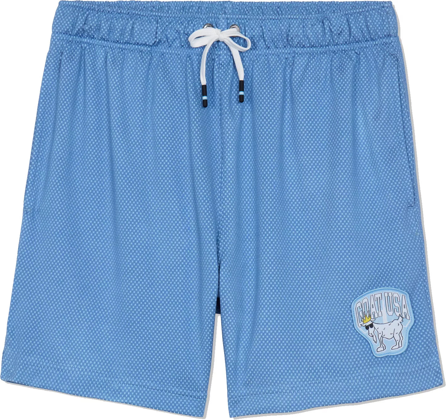 GOAT USA GEO AOP Mesh Short: Carolina Blue