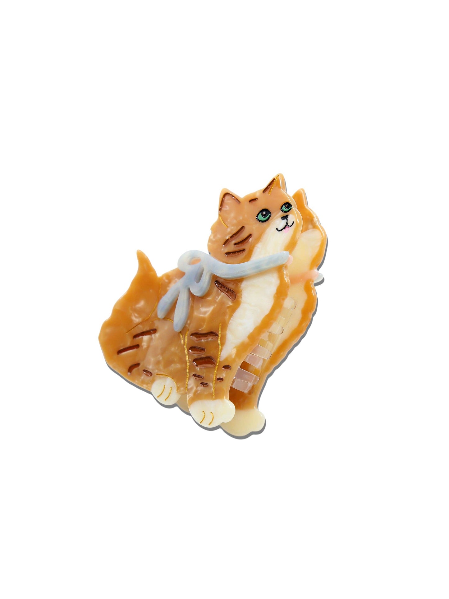 Hand-painted Kyoto Kitten Claw Hair Clip | Eco-Friendly