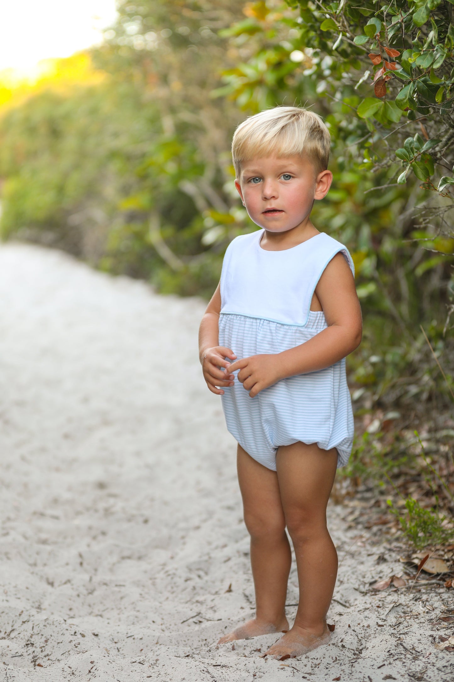 Trotter Street Kids Noah Bubble - Cornflower Blue Stripe - Persnickety Shop