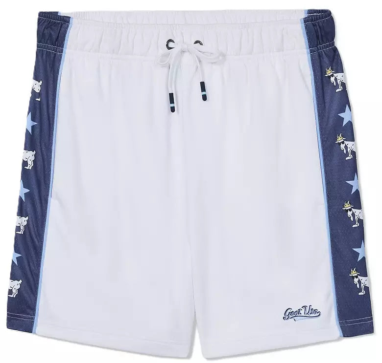 Goat Boys USA Mesh Shorts: White - Persnickety Shop