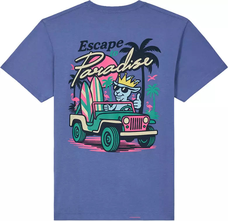 Goat Escape to Paradise T-shirt: Iris - Persnickety Shop