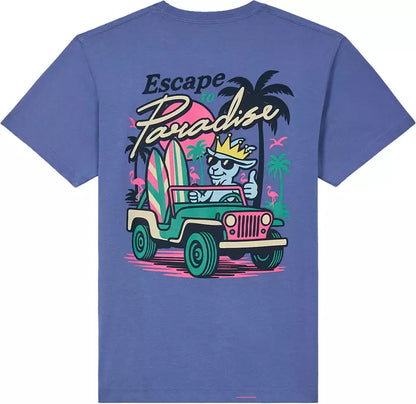 Goat Escape to Paradise T-shirt: Iris - Persnickety Shop
