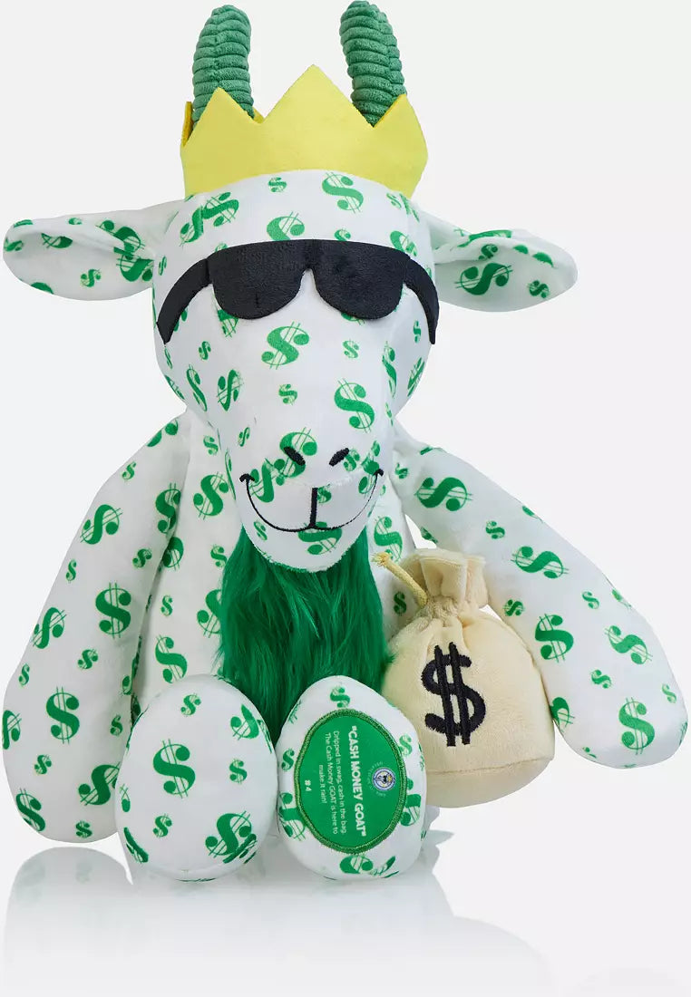 GOAT USA Cash Money Plushie - White