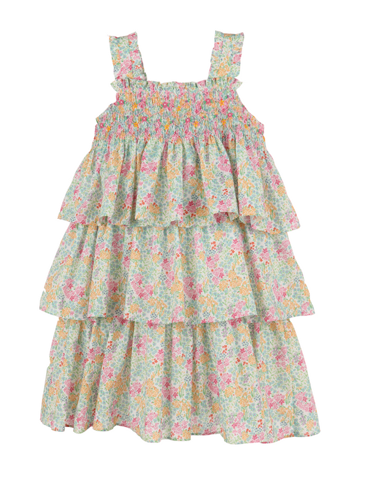 Garden Smock Ruffles Dress - Persnickety Shop