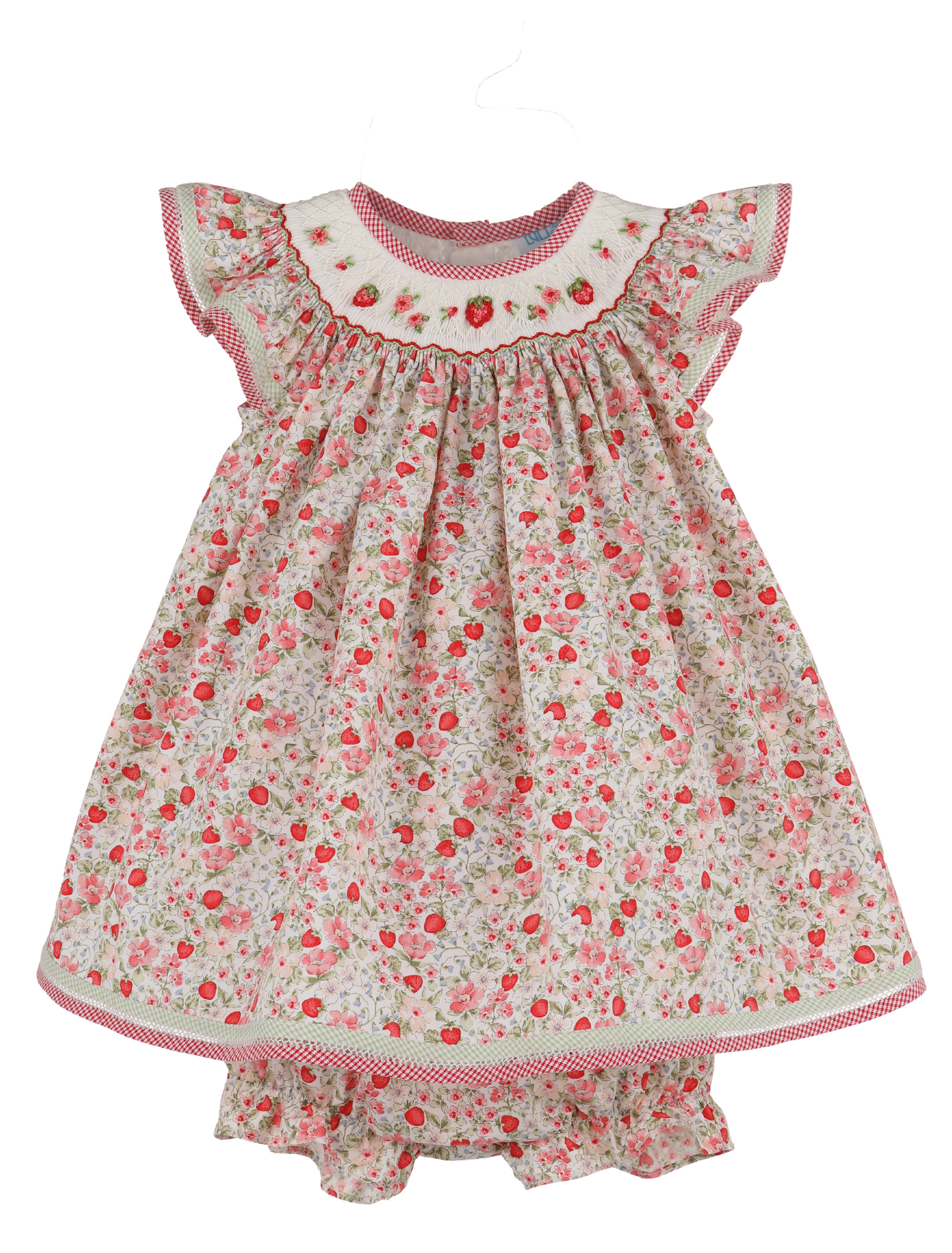 Luli & Me Cherries Bishop Print Dress - Persnickety Shop