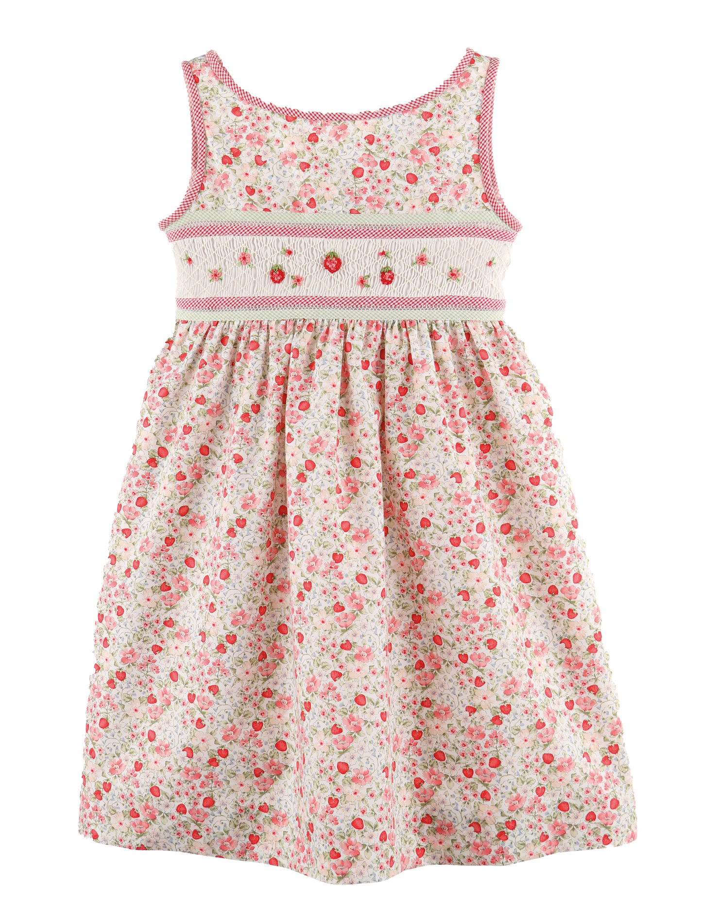 Luli & Me Cherries Bishop Print Dress - Persnickety Shop