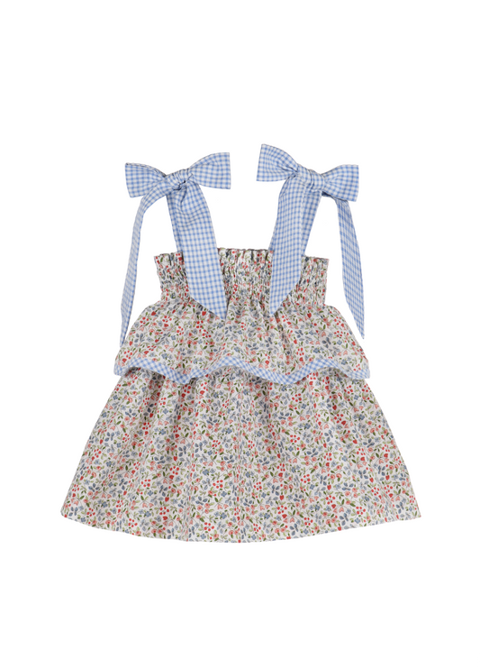 Sophie & Lucas Americana Bow Dress, Print - Persnickety Shop