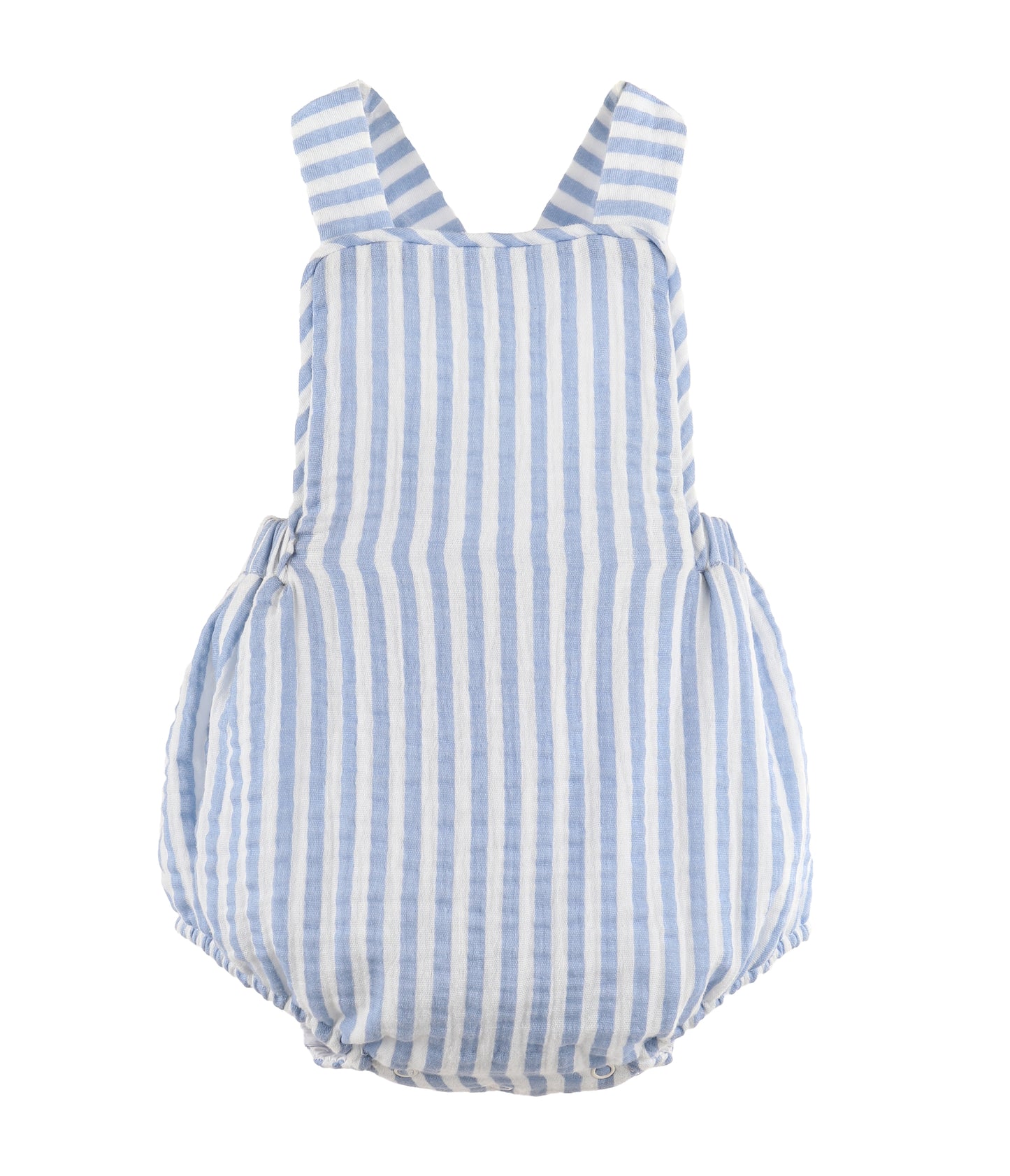 Sophie & Lucas Cuddle Cotton Sunsuit, Blue - Persnickety Shop