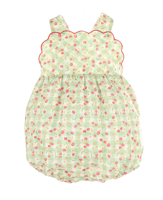 Sophie & Lucas Cheeky Cherries Sunsuit, Print - Persnickety Shop