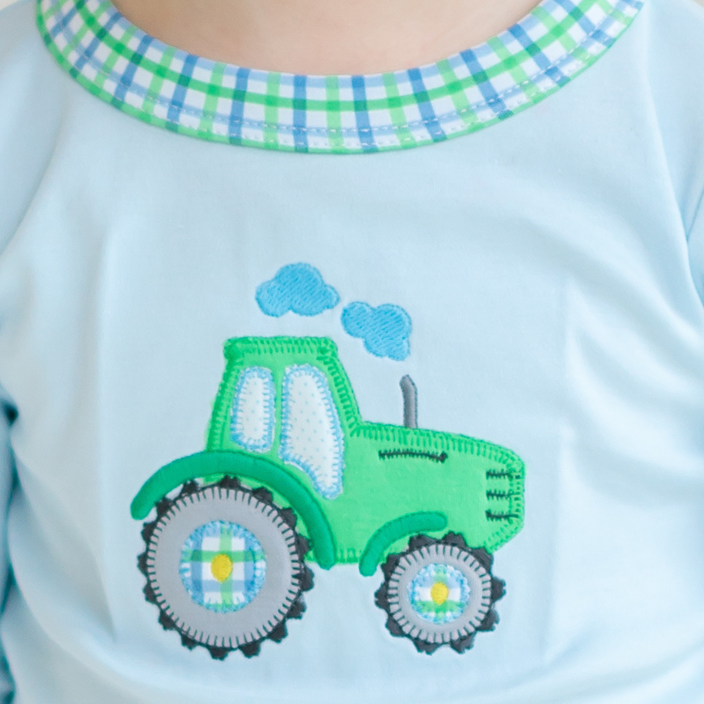 Tractor Tales Applique Long Pajamas: 2T - Persnickety Shop