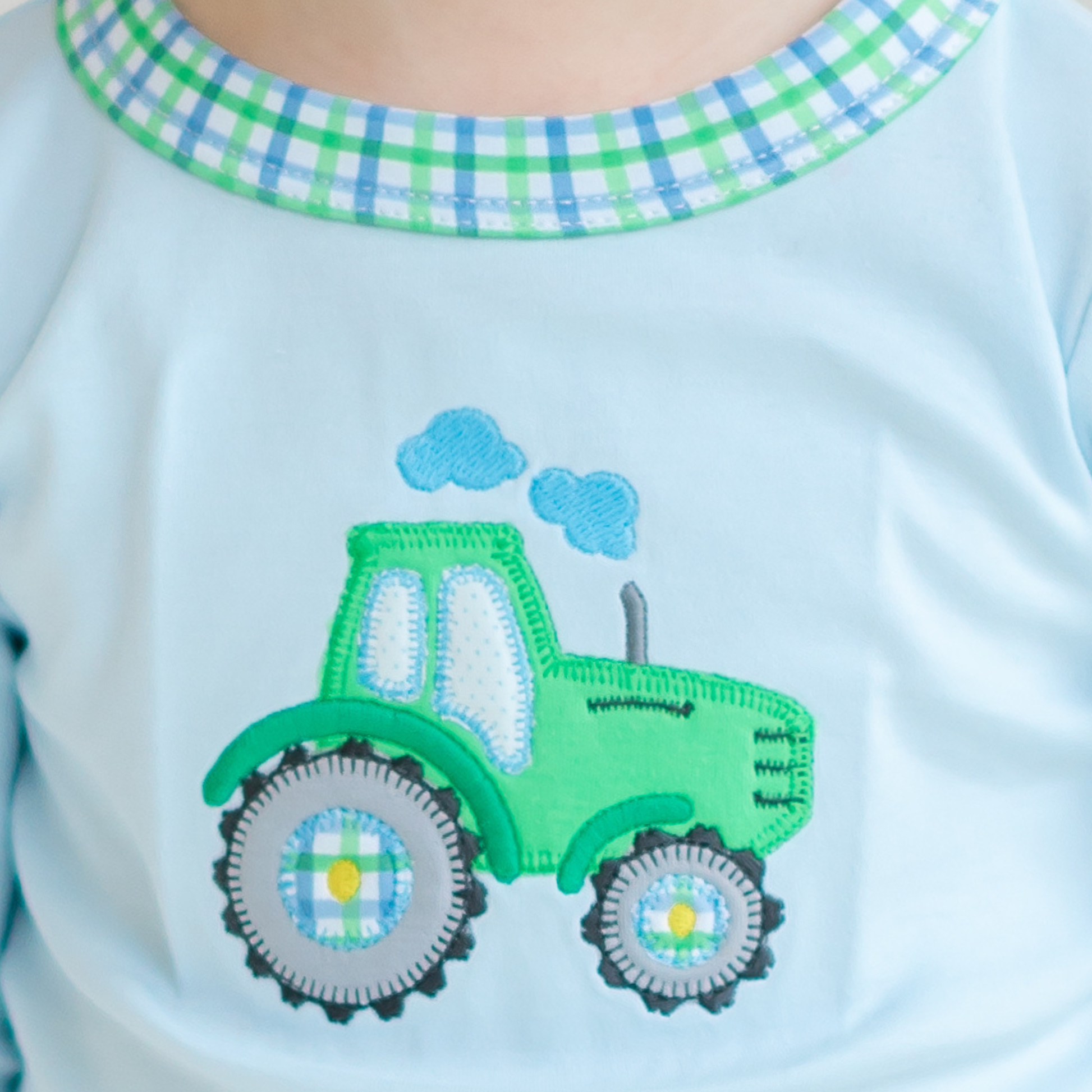 Tractor Tales Applique Long Pajamas: 2T - Persnickety Shop