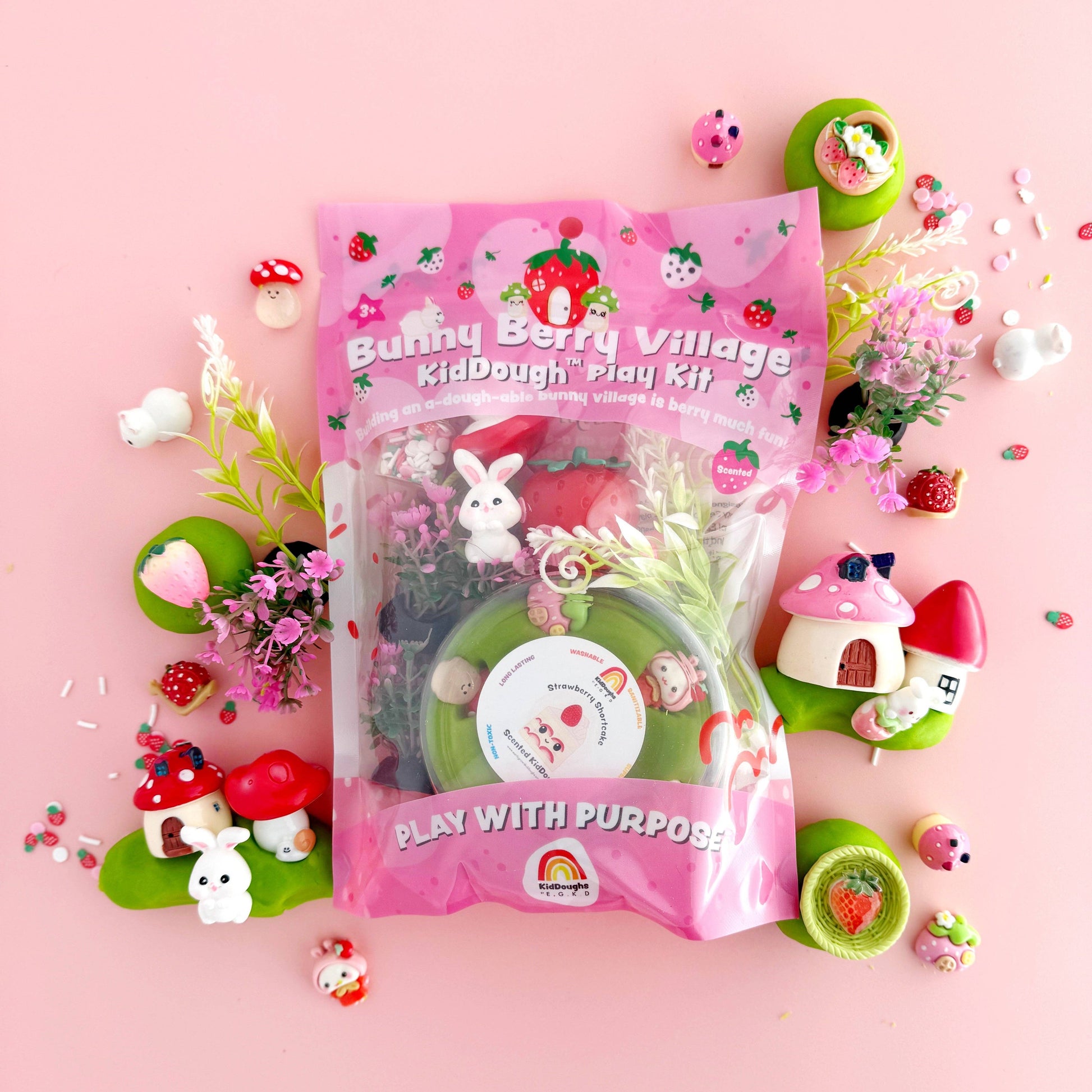 Bunny Berry Village KidDough Play Kit - Persnickety Shop