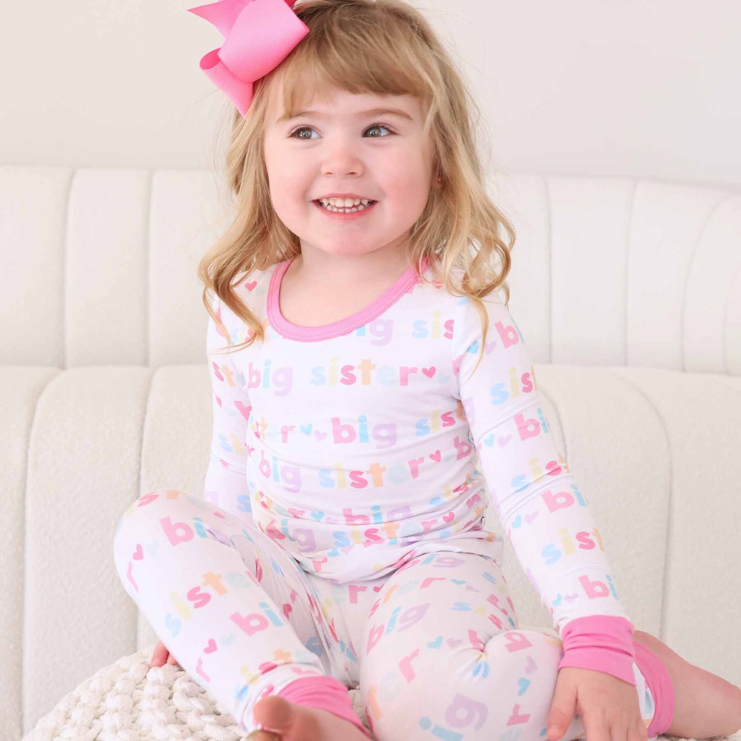 Big Sister Two Piece Pajama Set: 4T - Persnickety Shop