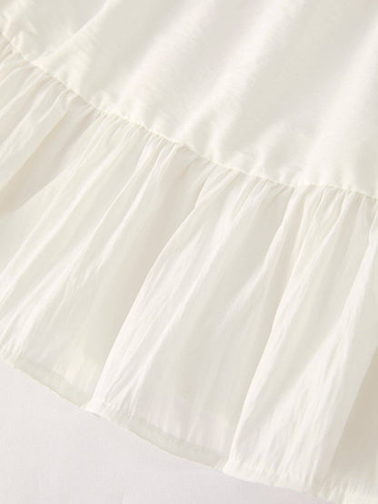（Pre-order）Summer Girls White Ruffle Dress: 6 - Persnickety Shop