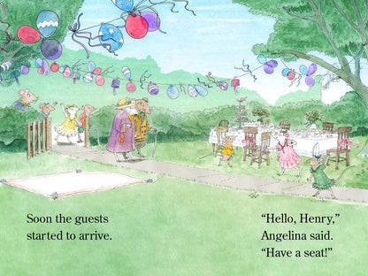 Angelina Ballerina and the Tea Party by Katharine Holabird: Paperback; 32 pages / English