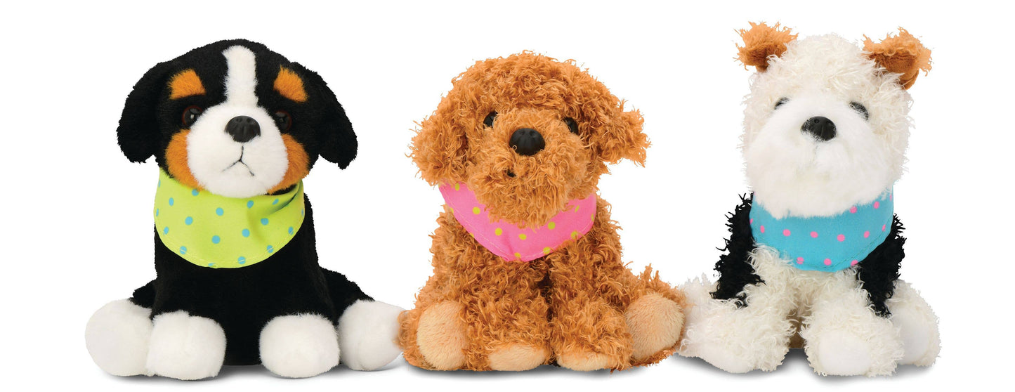 COZY PUPS PLUSH SET