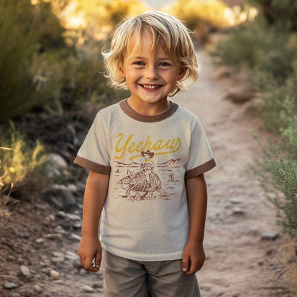 Yeehaw Vintage Ringer (Youth) - Persnickety Shop