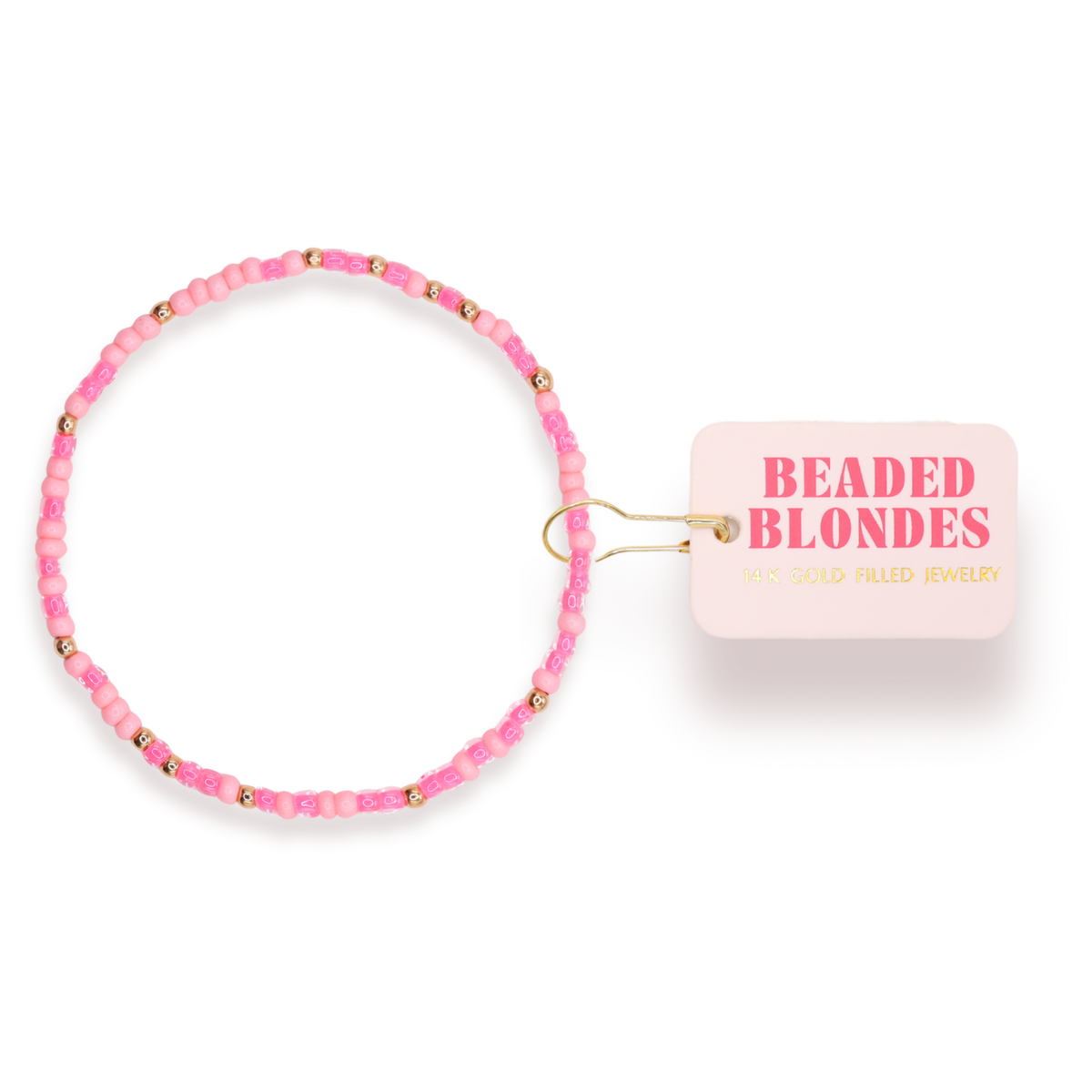Hot Pink Sprinkle Bracelet (Kids Size)