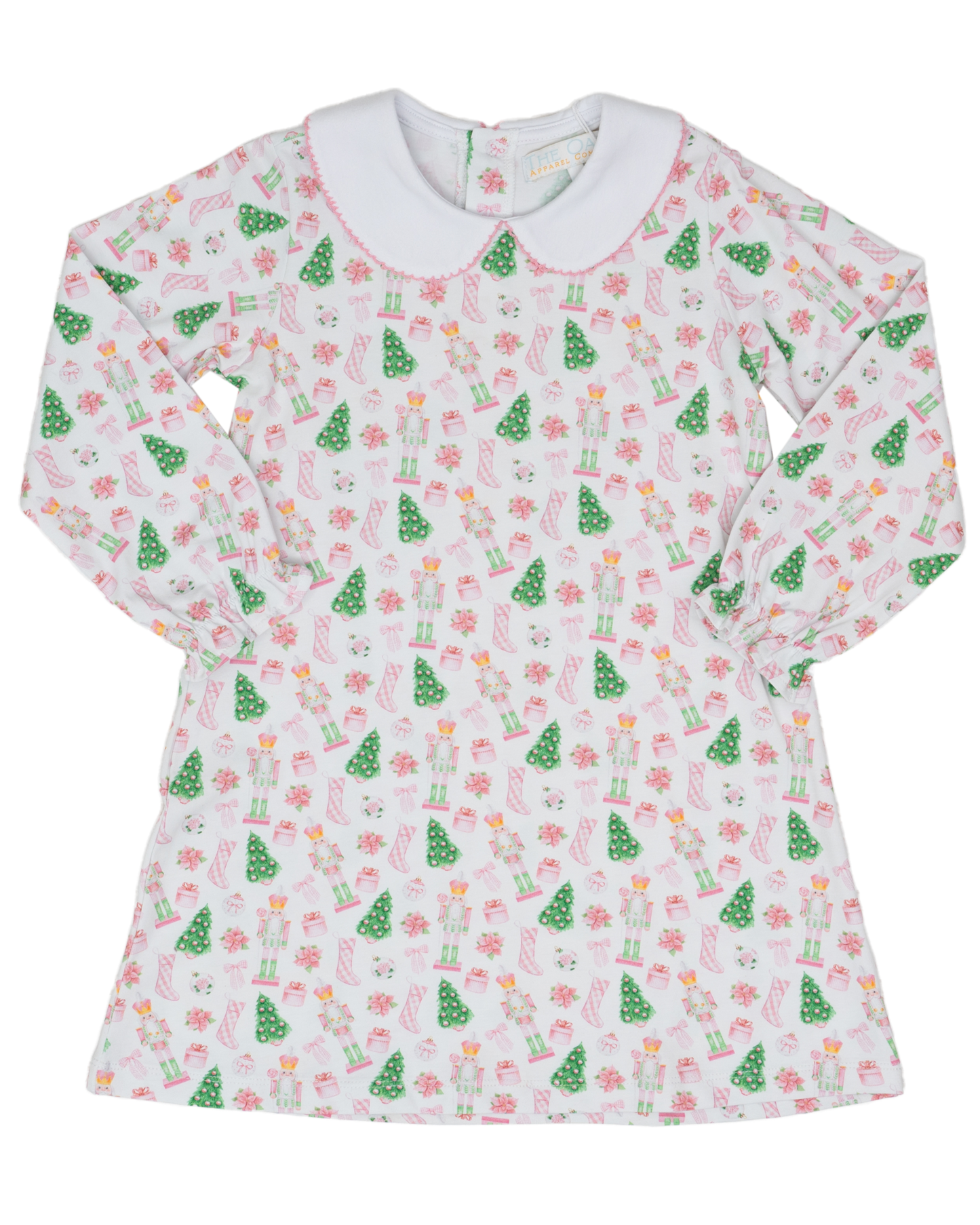 Presley Kait Preppy Christmas Long Sleeve Dress: 6 - Persnickety Shop