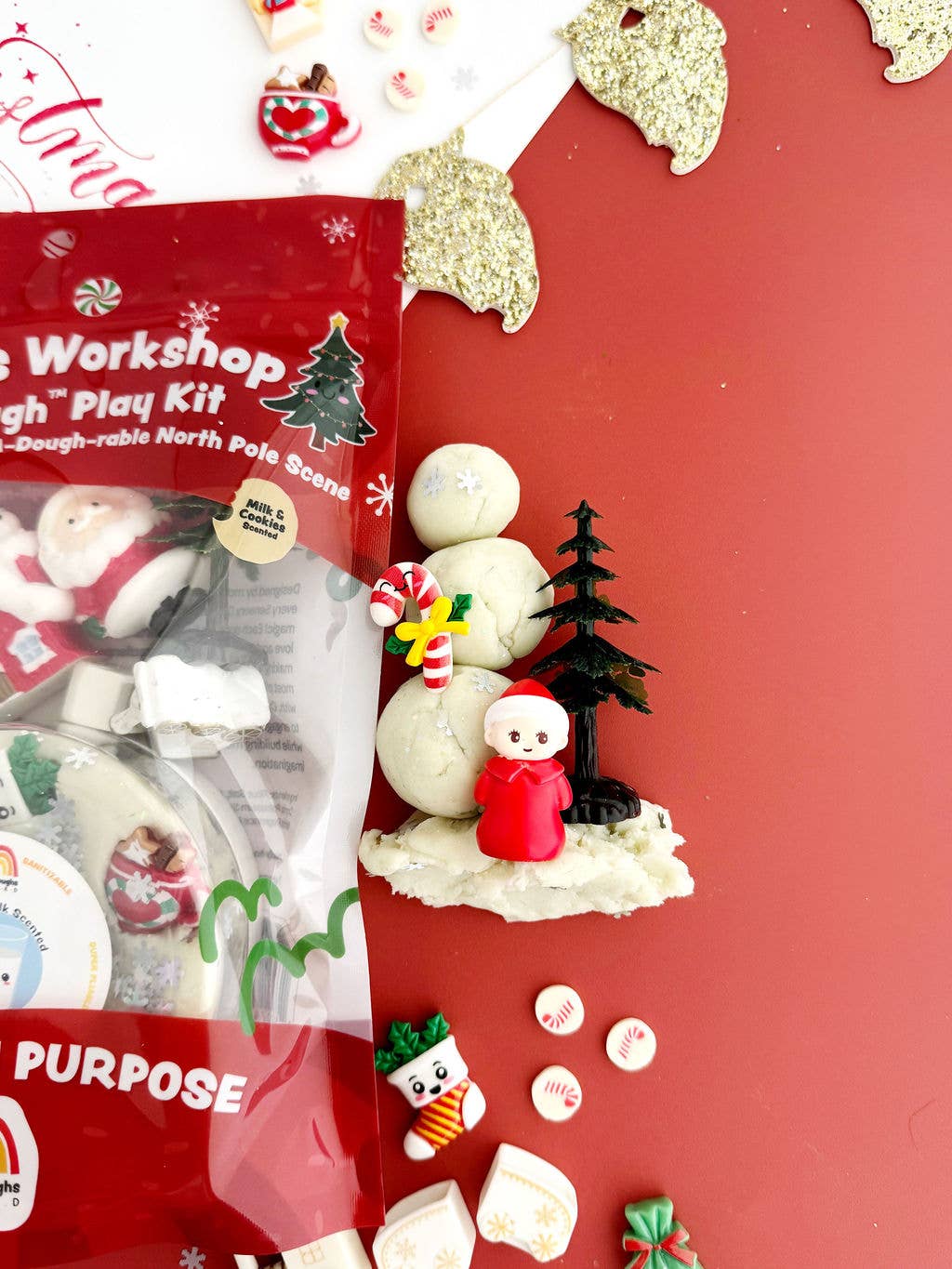SANTA'S WORKSHOP KIDDOUGH PLAY KIT