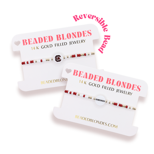 South Carolina Logo Flip Bracelet on Color: Standard 6.75 Inch