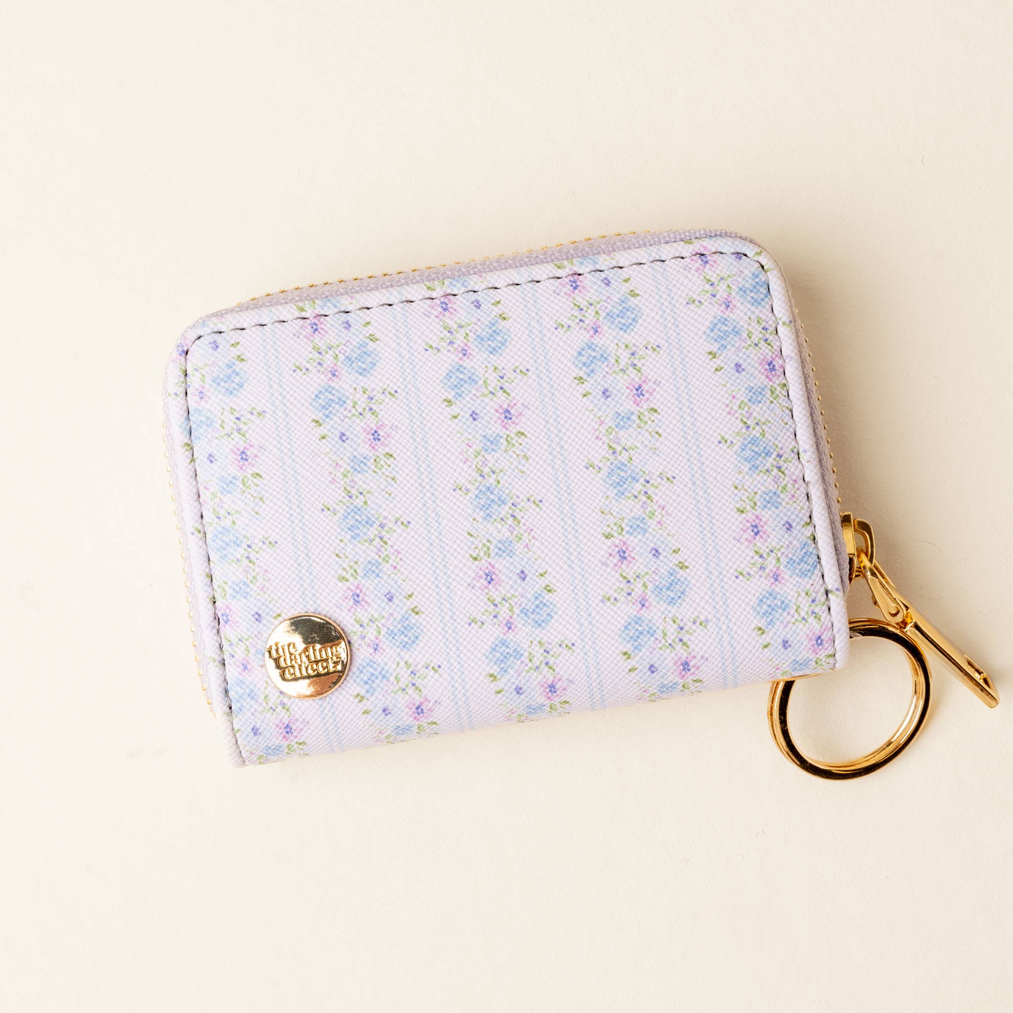 Zip Around Wallet-Petal Parade Blue