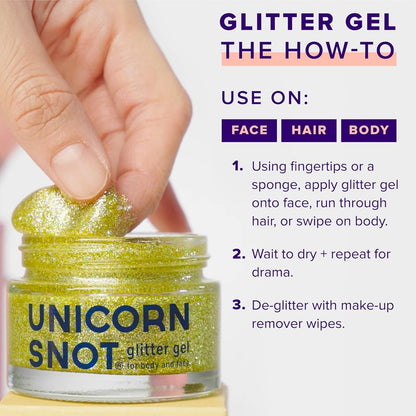 Original Glitter Gel | Bling-Gold | Body Glitter | Shimmer
