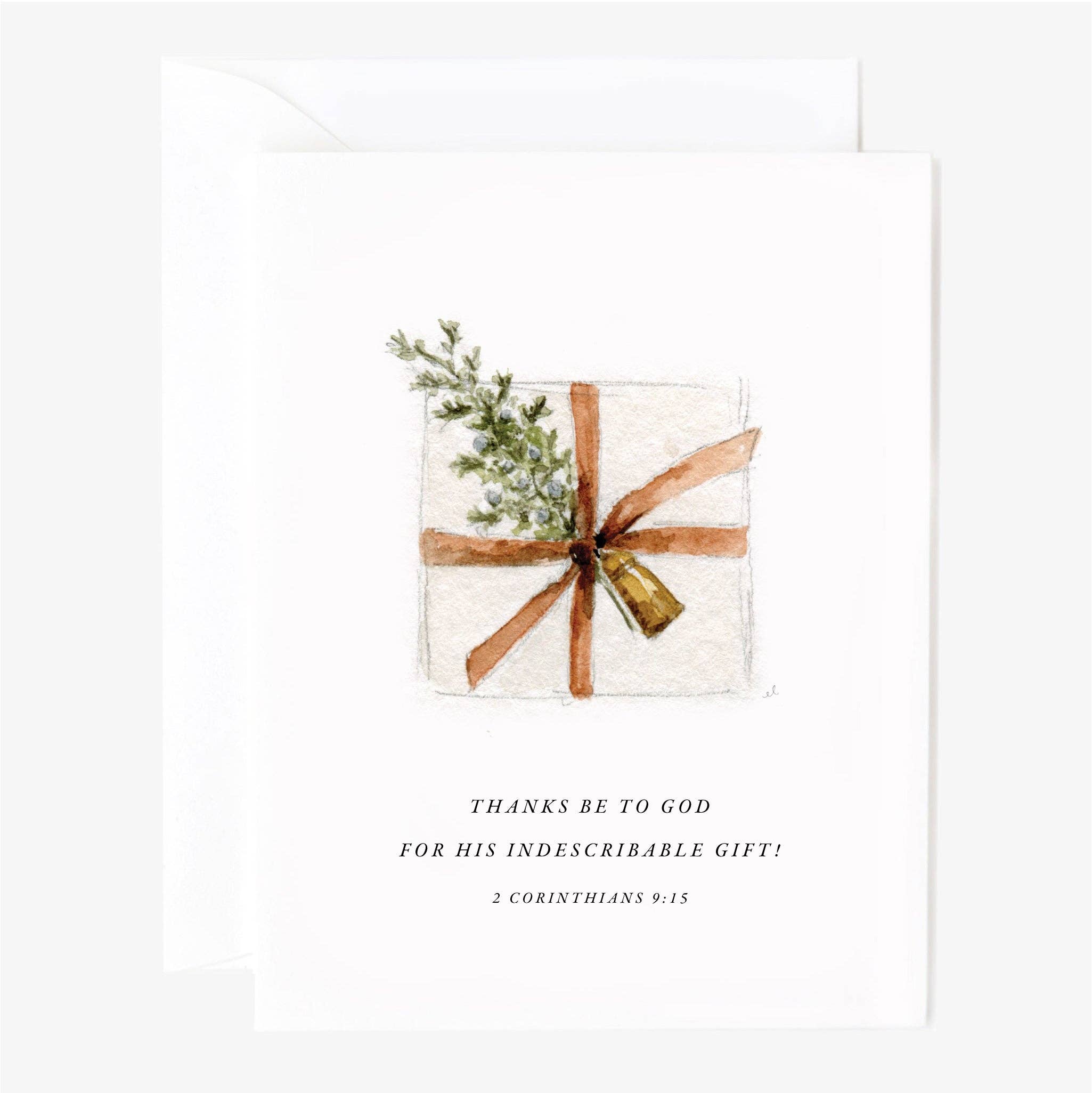 Christmas scripture notecard set - Persnickety Shop