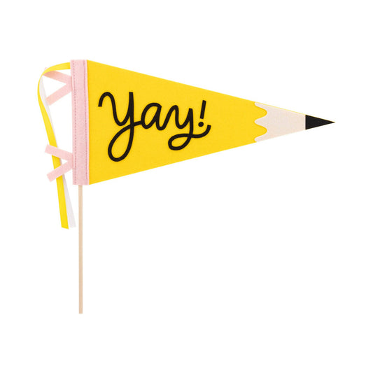 YGD1115 - Occasions by Shakira - Yay Pencil Felt Pennant - Persnickety Shop