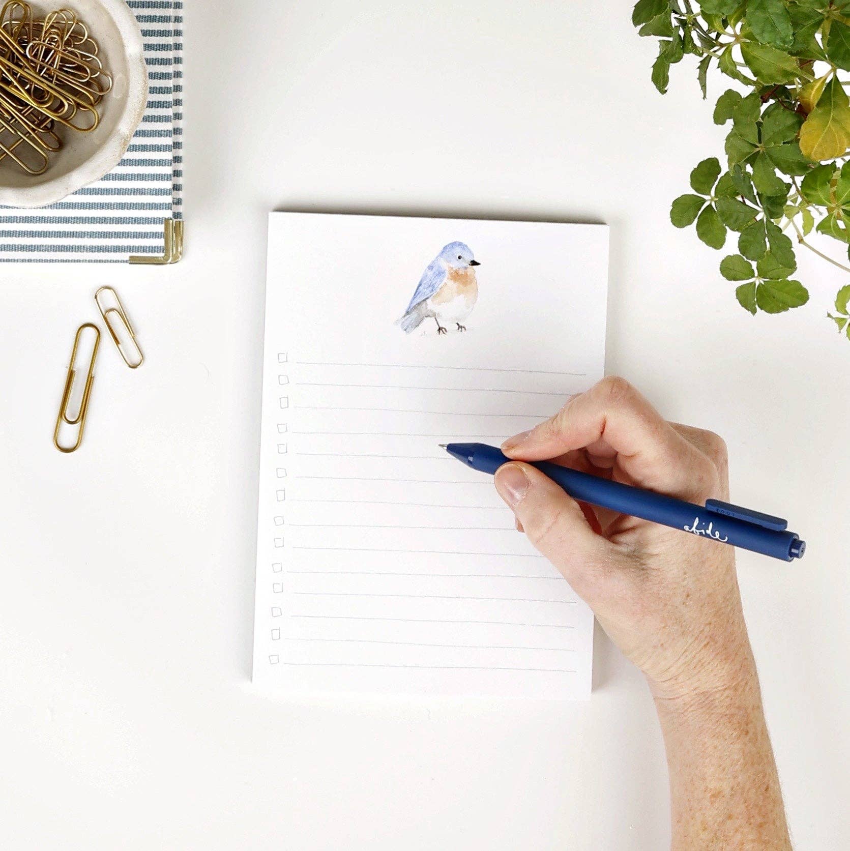 Checklist notepad: Bluebird - Persnickety Shop