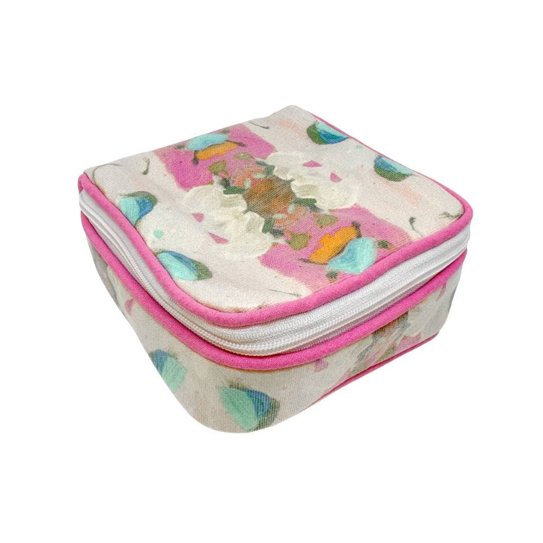 Monet's Garden Pink Jewelry Case: One Size