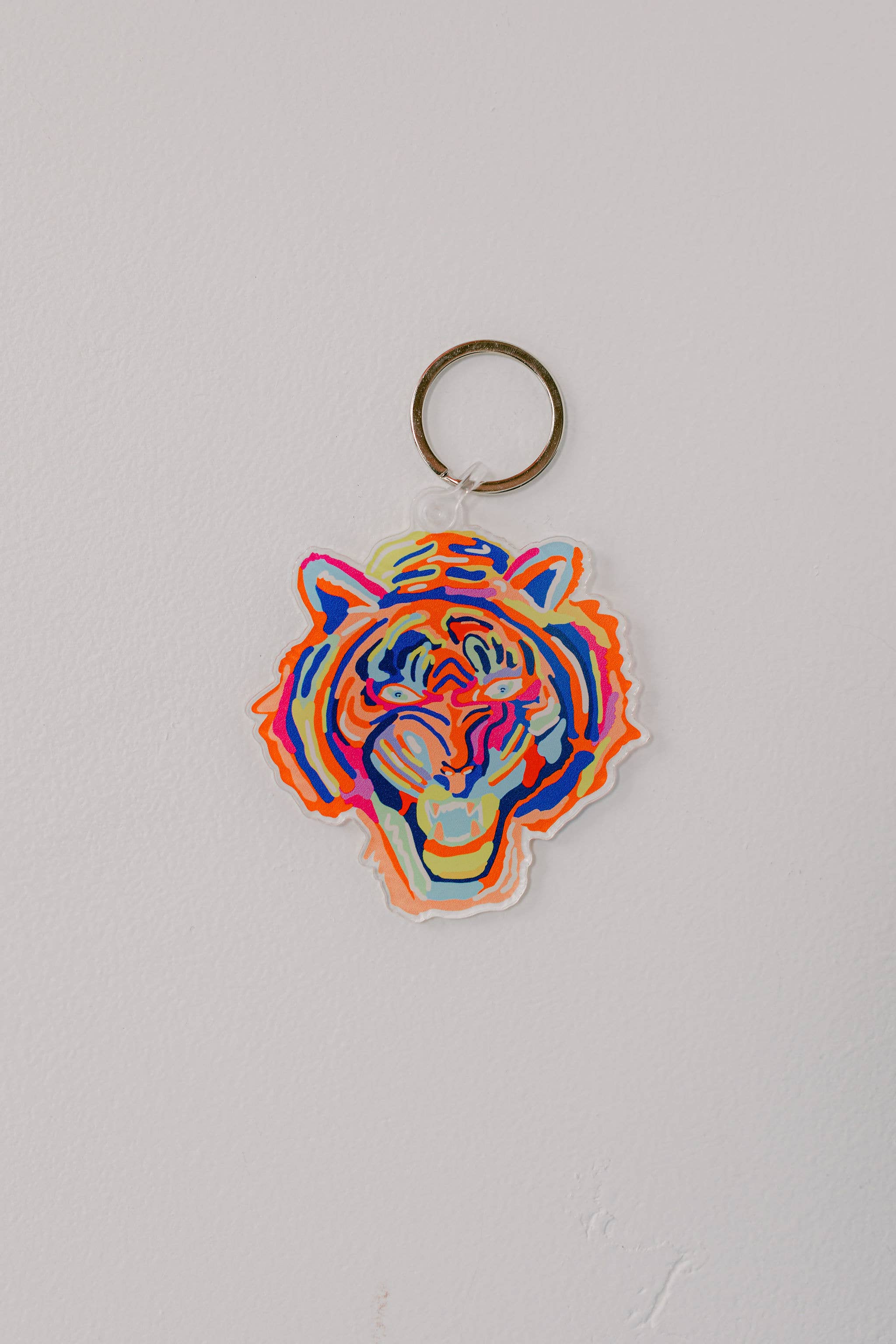 Clemson Tiger Colorful  Keychain - Persnickety Shop