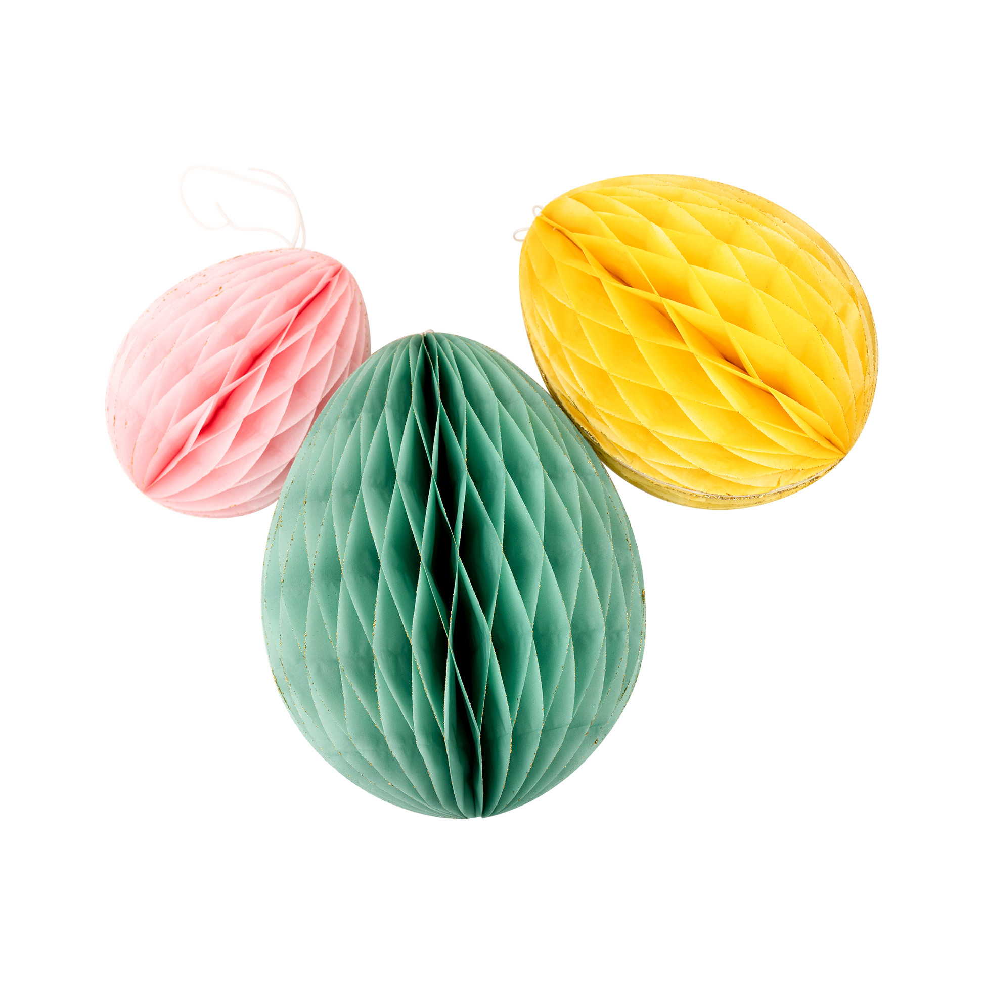 VES1008 - Vintage Easter honeycomb eggs - Persnickety Shop